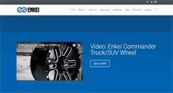 Desktop Screenshot of enkei.com